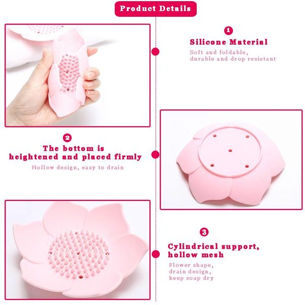 sile soap drain tray flower lotus shaped soap holder bathroom soap drain storage dish kitchen portable dishes tools q jllcts
sile soap drain tray flower lotus shaped soap holder bathroom soap drain storage dish kitchen portable dishes tools q jllcts