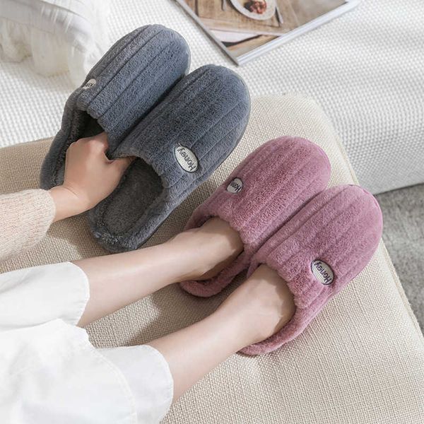 new cotton women wear warm thick bottom plush moon in winter, and couples use floor wool slippers at home, Black
new cotton women wear warm thick bottom plush moon in winter, and couples use floor wool slippers at home, Black