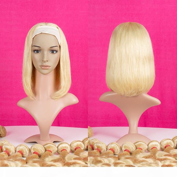 blonde headband straight bob wig without lace different human hair length from 12 to 18 inch, Black;brown
blonde headband straight bob wig without lace different human hair length from 12 to 18 inch, Black;brown