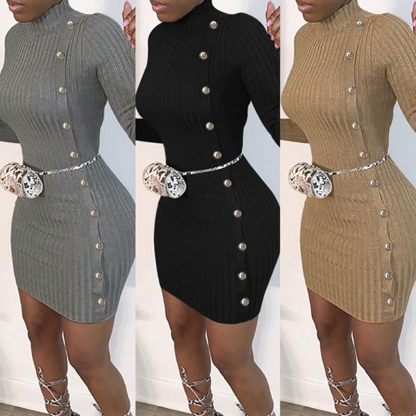 winter stand collar женщины платье bodycon сексуальное мини платье с длинным рукавом твердая кнопки hip wrap femme workplace vestidos d30, Black;gray
winter stand collar женщины платье bodycon сексуальное мини платье с длинным рукавом твердая кнопки hip wrap femme workplace vestidos d30, Black;gray
