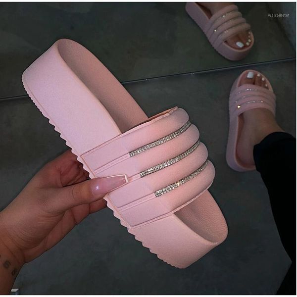 woman comfort casual fashion slippers female 2020 dropshipping woman slip slippers ladies open toe crystal platform flat shoes1, Black
woman comfort casual fashion slippers female 2020 dropshipping woman slip slippers ladies open toe crystal platform flat shoes1, Black