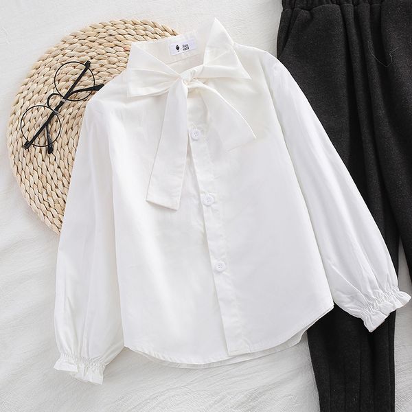 kids school uniform cotton baby girls clothes bow collar full sleeve white blouses & shirts girls 2-9y rt676 y200704, White;black
kids school uniform cotton baby girls clothes bow collar full sleeve white blouses & shirts girls 2-9y rt676 y200704, White;black