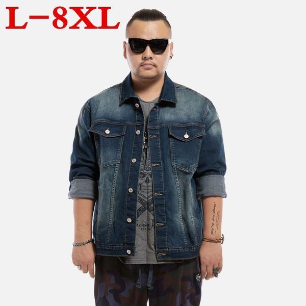 plus size 8xl7xl6xl 2021 men's denim jacket male outwear brand coat spring & autumn fashion retro jean jacket mens casual1, Black;brown
plus size 8xl7xl6xl 2021 men's denim jacket male outwear brand coat spring & autumn fashion retro jean jacket mens casual1, Black;brown