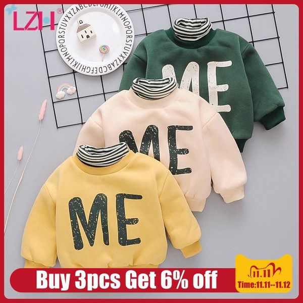 lzh 2020 autumn winter new childrens plus velvet thick keep warm sweater for boys girls casual letter print turtleneck sweater, Black
lzh 2020 autumn winter new childrens plus velvet thick keep warm sweater for boys girls casual letter print turtleneck sweater, Black