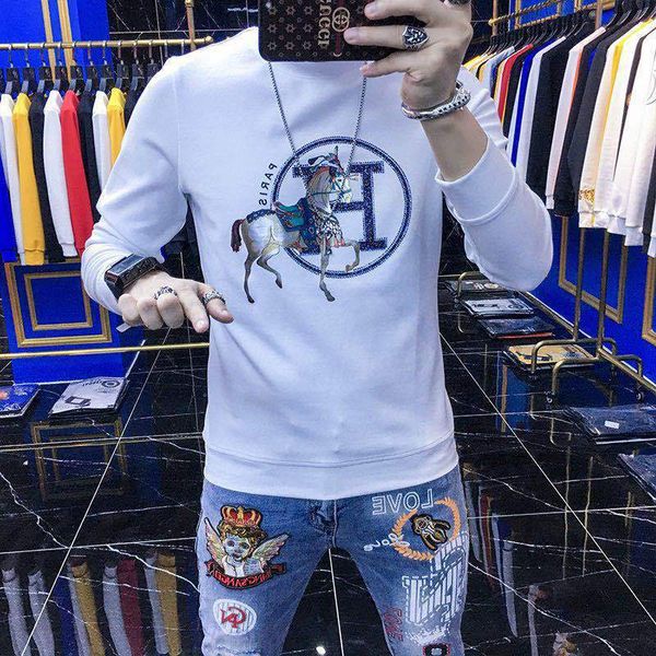 autumn and winter 2020 new h-ma 3d drill sweater men's fashion men's base coat fashion, Black
autumn and winter 2020 new h-ma 3d drill sweater men's fashion men's base coat fashion, Black