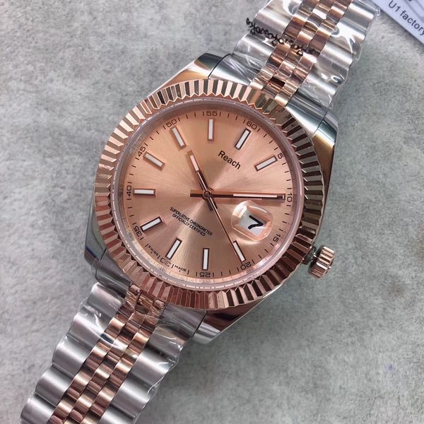 u1 factory automatic mechanical 41mm day-just stainless steel sapphire life waterproof super luminous original buckle mens watch, Slivery;brown
u1 factory automatic mechanical 41mm day-just stainless steel sapphire life waterproof super luminous original buckle mens watch, Slivery;brown