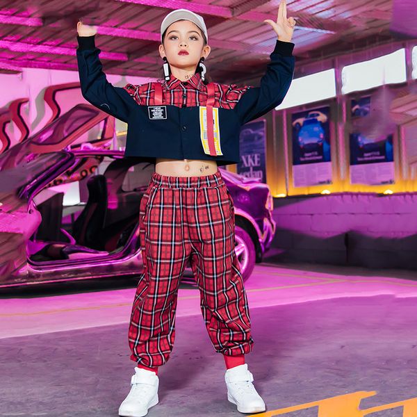 hip hop girls dance clothing fashion stage costume dance street wear kids jazz dancing performance outfit red hiphop pants bi339, Black;red
hip hop girls dance clothing fashion stage costume dance street wear kids jazz dancing performance outfit red hiphop pants bi339, Black;red