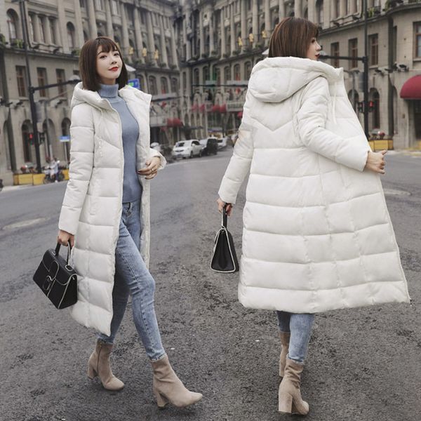2020 winter women's parka straight plus size with hood down female jacket outwear long sleeve 3i04, Black
2020 winter women's parka straight plus size with hood down female jacket outwear long sleeve 3i04, Black