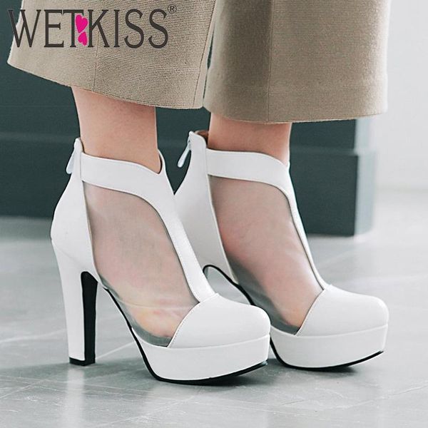 wetkiss high heels boots women zip round toe footwear mesh ankle boots female pu platform office shoes woman summer 2020 new, Black
wetkiss high heels boots women zip round toe footwear mesh ankle boots female pu platform office shoes woman summer 2020 new, Black
