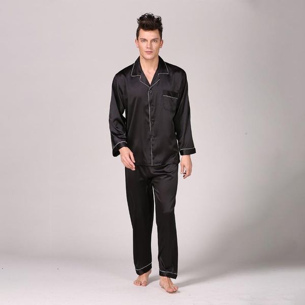 men's sleepwear black men satin pijama plus size 3xl long sleeve nightwear casual male pyjama pajamas suit loose rayon homewear, Black;brown
men's sleepwear black men satin pijama plus size 3xl long sleeve nightwear casual male pyjama pajamas suit loose rayon homewear, Black;brown