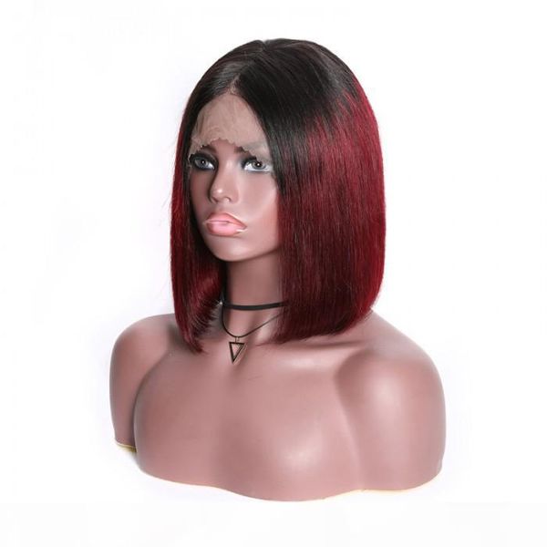 tkwig lace hair series ombre black to red color lace frontal straight hair bob human hair black women, Black;brown
tkwig lace hair series ombre black to red color lace frontal straight hair bob human hair black women, Black;brown