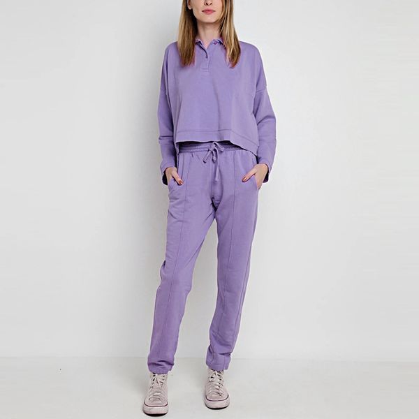 2021 new matching sets of women's solid clothes turn-down collar batwing sleeves female waistline waistband hare winter pants 02on, Gray
2021 new matching sets of women's solid clothes turn-down collar batwing sleeves female waistline waistband hare winter pants 02on, Gray