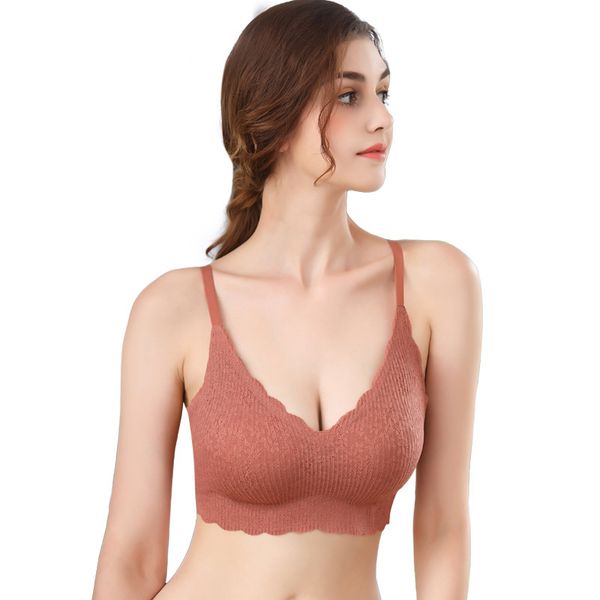 bra sujetador de mujer seamless comfy lace push up wireless young cute girls sleep plunge bra sport yoga vest top, Red;black
bra sujetador de mujer seamless comfy lace push up wireless young cute girls sleep plunge bra sport yoga vest top, Red;black