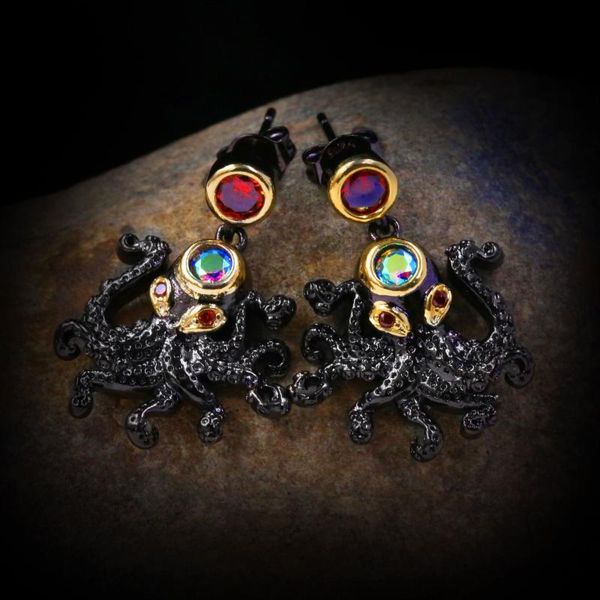 925 silver fashion novel ladies jewelry animal earrings ocs black gold red zircon earrings party jewelry high
925 silver fashion novel ladies jewelry animal earrings ocs black gold red zircon earrings party jewelry high