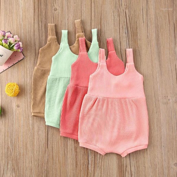 jumpsuits baby summer clothing romper sleeveless sling solid loose button decor one-piece striped knitted ribbed jumpsuit1, Blue
jumpsuits baby summer clothing romper sleeveless sling solid loose button decor one-piece striped knitted ribbed jumpsuit1, Blue
