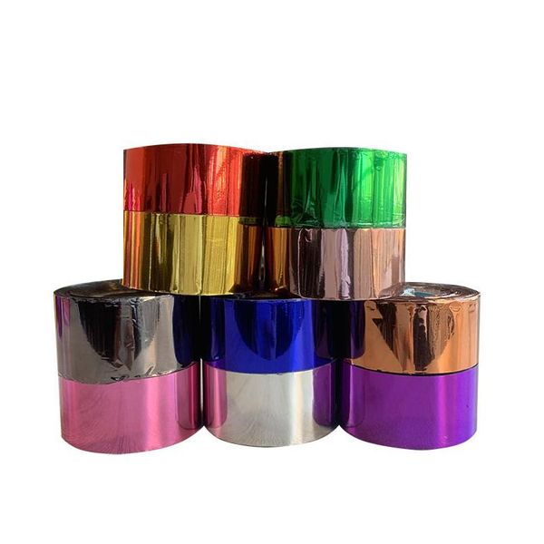 1 roll 3cmx120m 10 colors stamping foil heat transfer laminating napkin gilding pvc business car qyluem
1 roll 3cmx120m 10 colors stamping foil heat transfer laminating napkin gilding pvc business car qyluem