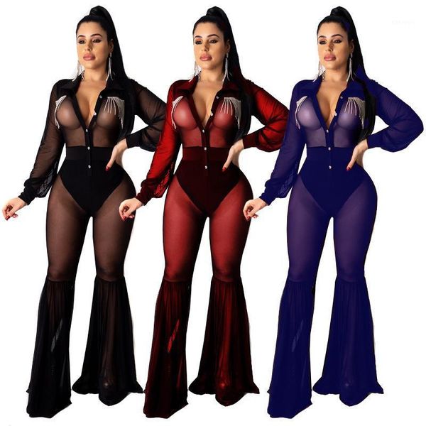 1c wholesale women clothing mesh big flared jumpsuit can private custom label if and only if meet our minimum requirement1, Black;white
1c wholesale women clothing mesh big flared jumpsuit can private custom label if and only if meet our minimum requirement1, Black;white