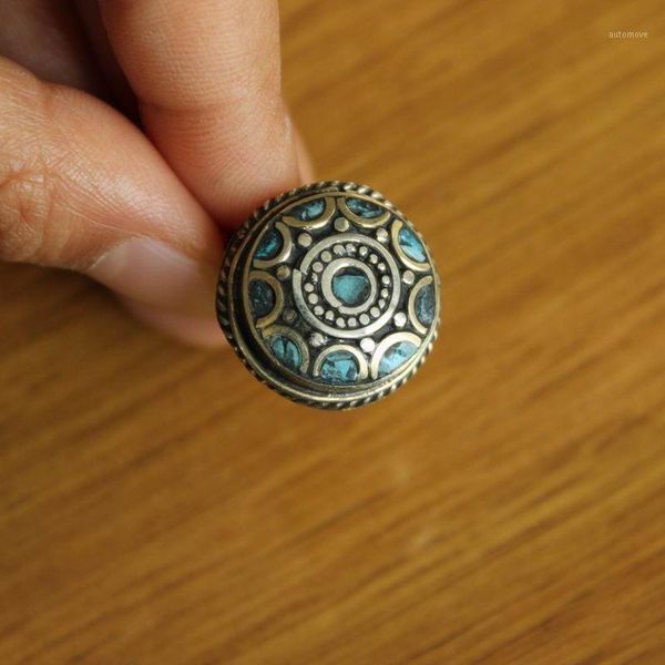 rg332 nepal india vintage jewelry rings metal copper inlaid turquoises round ring or thumb rings1, Golden;silver
rg332 nepal india vintage jewelry rings metal copper inlaid turquoises round ring or thumb rings1, Golden;silver