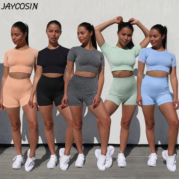 women casual solid sports suit short sleeve crop high waist shorts female fitness set tracksuit outfits 2 piece set women1, White
women casual solid sports suit short sleeve crop high waist shorts female fitness set tracksuit outfits 2 piece set women1, White