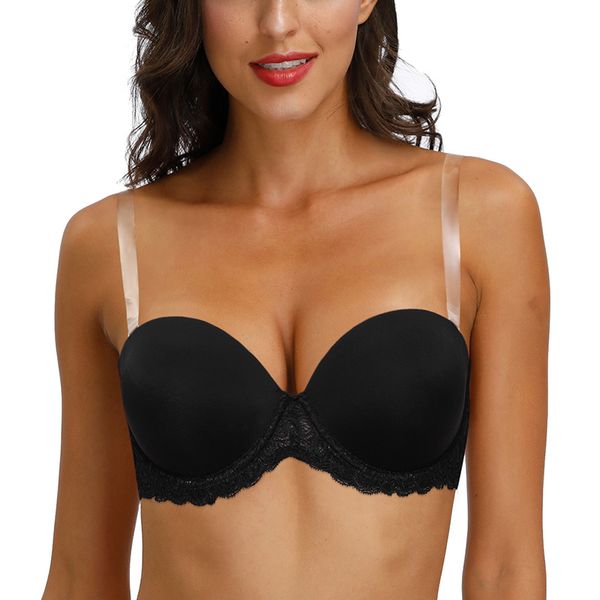ladies bra silicone bras for women halter strapless lace bralette unpadded wire 32 34 36 38 40 42 44 46 b c dd ddd e f g 201202, Red;black
ladies bra silicone bras for women halter strapless lace bralette unpadded wire 32 34 36 38 40 42 44 46 b c dd ddd e f g 201202, Red;black