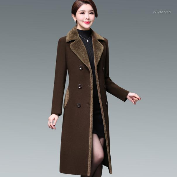 winter warm coat plus size women woolen coat vintage long woolen coats female overcoat elegant women outerwear 4xl db2991, Black
winter warm coat plus size women woolen coat vintage long woolen coats female overcoat elegant women outerwear 4xl db2991, Black