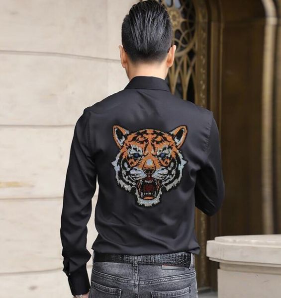 2021 new brand fashions casual slim fit long sleeve men shirt streetwear clothes diamond stone shirts mens ch6x, White;black
2021 new brand fashions casual slim fit long sleeve men shirt streetwear clothes diamond stone shirts mens ch6x, White;black
