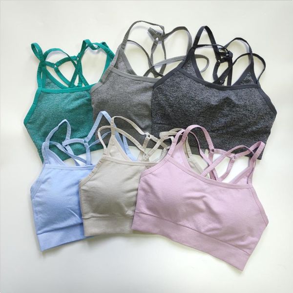 gym clothing nepoagym acting women marl strappy padded sports bra double layered cross back for fitness running yoga workout, White;black
gym clothing nepoagym acting women marl strappy padded sports bra double layered cross back for fitness running yoga workout, White;black