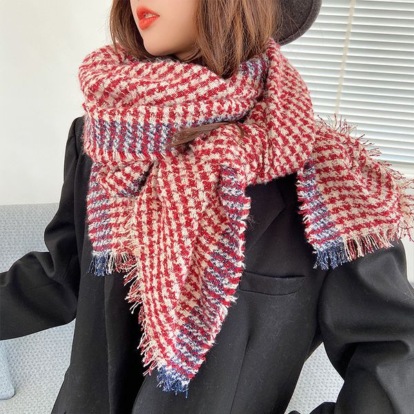 double side plaid scarf brand ins thousand bird check bib institute style long thick warm scarf for lovers klwe, Blue;gray
double side plaid scarf brand ins thousand bird check bib institute style long thick warm scarf for lovers klwe, Blue;gray