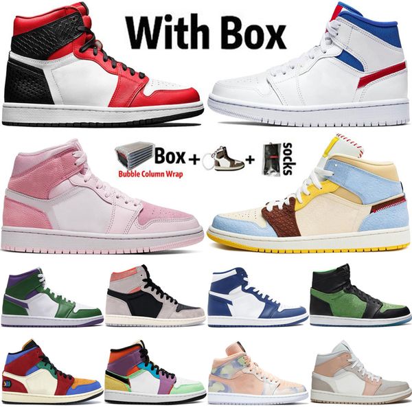 2020 new arrival jumpman 1 1s mens basketball shoes high og dio unc tie-dye digital pink snake chicago women sports sneakers men
2020 new arrival jumpman 1 1s mens basketball shoes high og dio unc tie-dye digital pink snake chicago women sports sneakers men