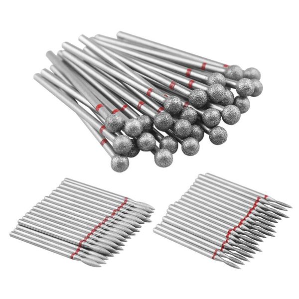 nail art equipment 30pcs diamond drill bit set of milling cutters for manicure cutter bits electric machine, Silver
nail art equipment 30pcs diamond drill bit set of milling cutters for manicure cutter bits electric machine, Silver