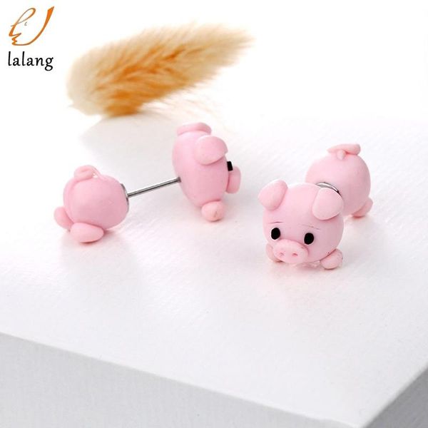 stud creative soft clay earrings women fashion 3d cartoon animal pig cute fun gift, Golden;silver
stud creative soft clay earrings women fashion 3d cartoon animal pig cute fun gift, Golden;silver