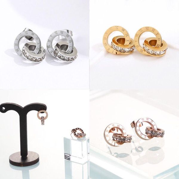 women titanium steel earring ear ring drop pendant numerals roman jewelry elegant refined crystal clear modern, Golden;silver
women titanium steel earring ear ring drop pendant numerals roman jewelry elegant refined crystal clear modern, Golden;silver