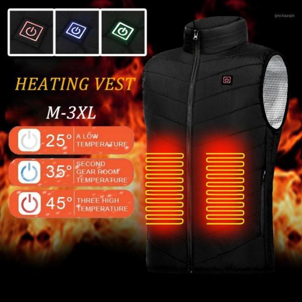 9 areas heated vest jacket usb men winter electric heated sleeveless jacket outdoor fishing hunting waistcoat hiking vest1, Gray;blue
9 areas heated vest jacket usb men winter electric heated sleeveless jacket outdoor fishing hunting waistcoat hiking vest1, Gray;blue