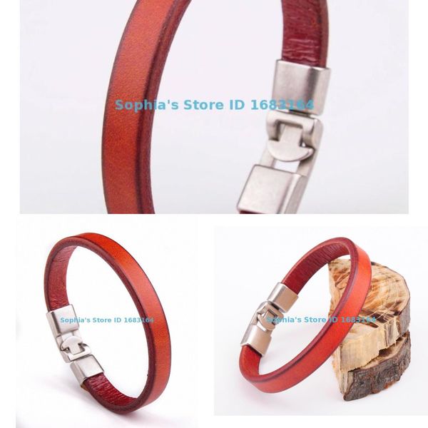 plain wrap bl07 single orange slim men leather cuff bracelet wristband new nnxs#ypmx, White
plain wrap bl07 single orange slim men leather cuff bracelet wristband new nnxs#ypmx, White