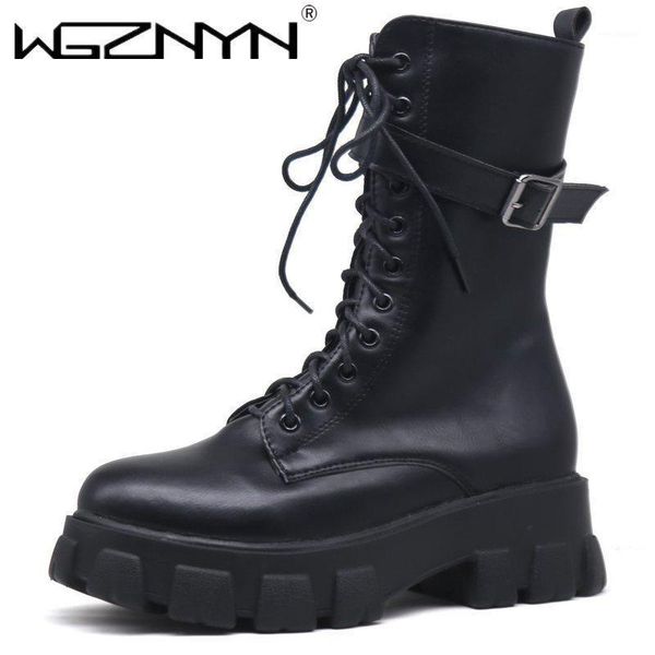 fashion women boots lace up ladies mid-calf female buckle strap black chunky sole woman platform shoes1
fashion women boots lace up ladies mid-calf female buckle strap black chunky sole woman platform shoes1