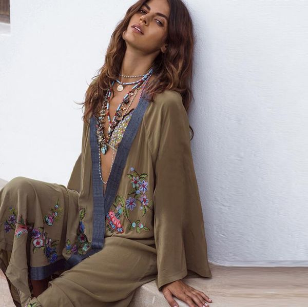 vintage bohemian runway long summer embroidered blouse women floral boho beach kimono cardigan casual shirt loose 1, White
vintage bohemian runway long summer embroidered blouse women floral boho beach kimono cardigan casual shirt loose 1, White