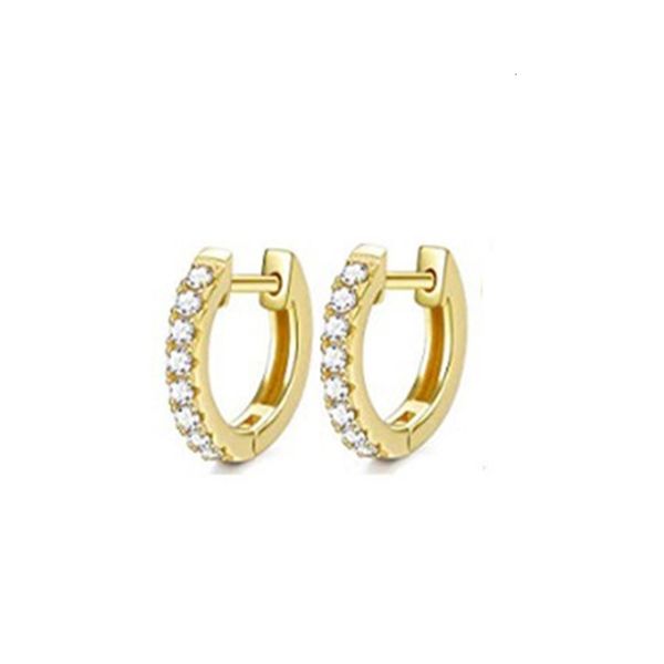 s925 sterling silver women's luxury row drill earrings nail bone semicircle ear buckle, Golden
s925 sterling silver women's luxury row drill earrings nail bone semicircle ear buckle, Golden