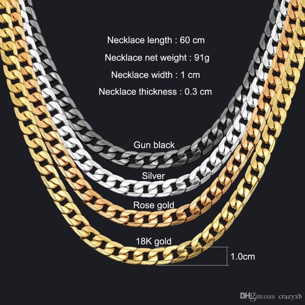 miami cuban link chain necklace 1cm silver/gold color curb chain for men jewelry corrente de prata masculina wholesale mens necklace
miami cuban link chain necklace 1cm silver/gold color curb chain for men jewelry corrente de prata masculina wholesale mens necklace