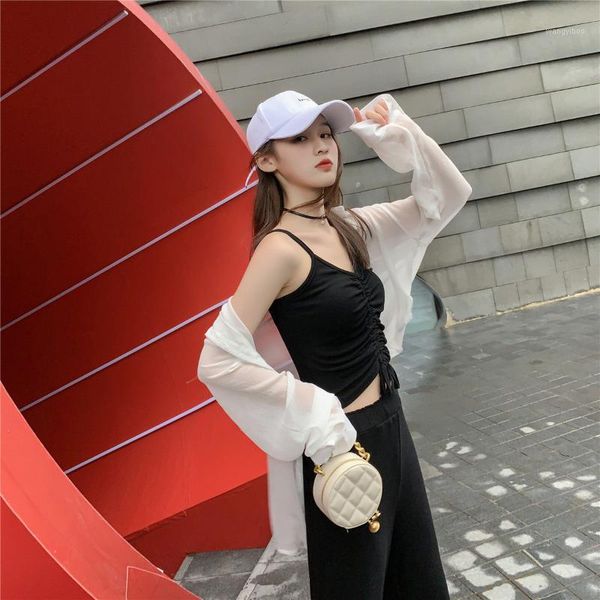 2020 new summer solid sleeveless shirt and sunset loose wide leg pants ankle length women high waist stylish suit h1501, White
2020 new summer solid sleeveless shirt and sunset loose wide leg pants ankle length women high waist stylish suit h1501, White