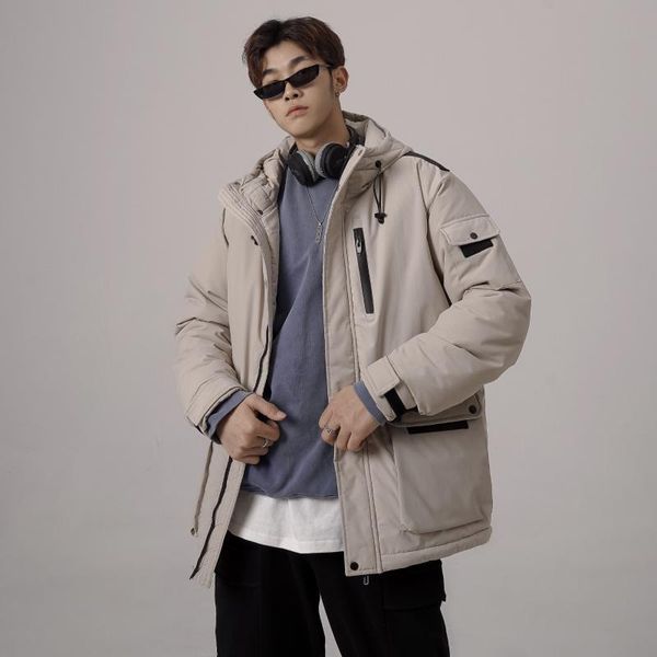 jackets for men brand quality thick padded jackets winter fashion warm and cold-proof padded jacket youth hooded men's clothing, Black
jackets for men brand quality thick padded jackets winter fashion warm and cold-proof padded jacket youth hooded men's clothing, Black
