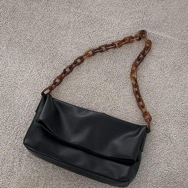 shoulder bags runway designer woman leather bag strap crossbody message