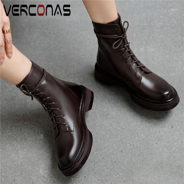 verconas concise autumn winter women ankle boots low heels shoes woman genuine leather casual back zipper boots 2021 new arrival1, Black
verconas concise autumn winter women ankle boots low heels shoes woman genuine leather casual back zipper boots 2021 new arrival1, Black