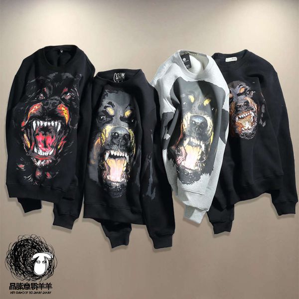personalized men's fashion brand street hip hop dog's head plush autumn winter couple's coat pure cotton hooded sweater woman, Black
personalized men's fashion brand street hip hop dog's head plush autumn winter couple's coat pure cotton hooded sweater woman, Black