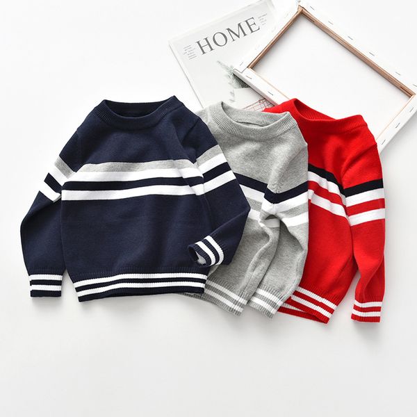 2-6t toddler kid baby boy sweater knitted warm pullover autumn winter knitwear clothes long sleeve loose striped sweater, Blue
2-6t toddler kid baby boy sweater knitted warm pullover autumn winter knitwear clothes long sleeve loose striped sweater, Blue