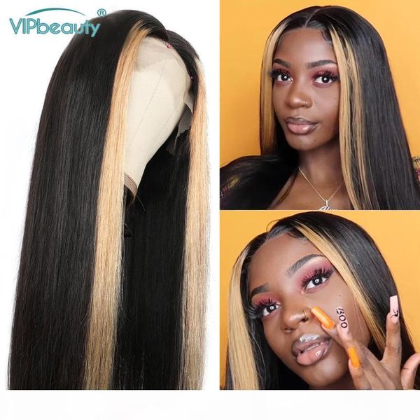 13x4 highlight lace front human hair wig brazilian straight human hair wig for black women remy 150% vipbeauty, Black;brown
13x4 highlight lace front human hair wig brazilian straight human hair wig for black women remy 150% vipbeauty, Black;brown