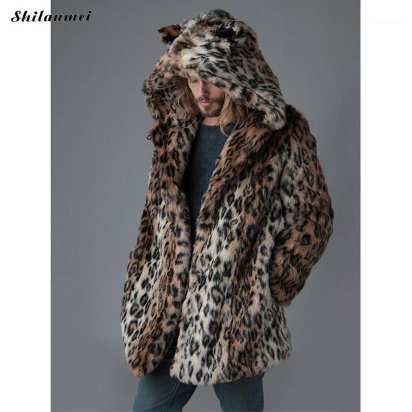 plus size faux fur jacket for men 4xl long style 2019 winter male leopard fur jacket hooded overcoat warm men outerwear1, Black
plus size faux fur jacket for men 4xl long style 2019 winter male leopard fur jacket hooded overcoat warm men outerwear1, Black