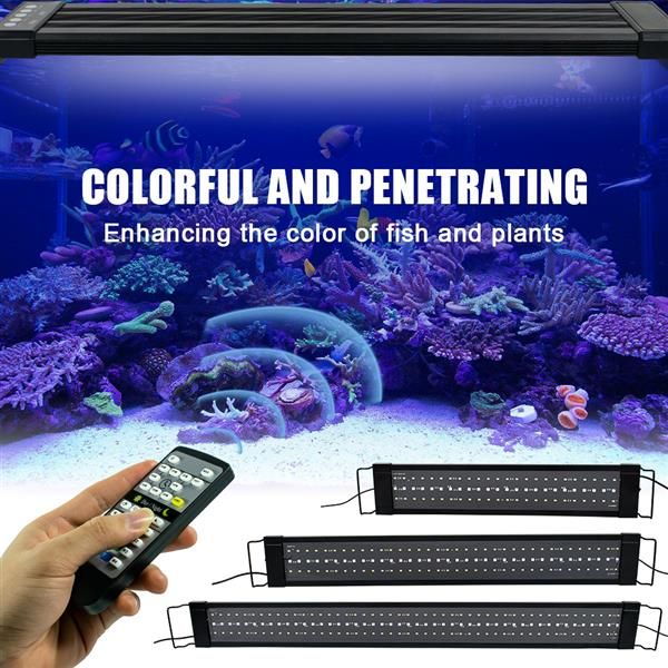 25w 108led solar light grass lamp with remote control soft light 28.54inch black suitable for 28.54-42.32inch long aquarium
25w 108led solar light grass lamp with remote control soft light 28.54inch black suitable for 28.54-42.32inch long aquarium