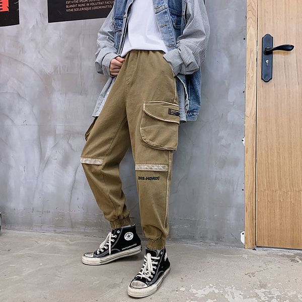 2021 men's trousers autumn thin new winter multi-pocket cargo pants youth male clothes b8ge, Black
2021 men's trousers autumn thin new winter multi-pocket cargo pants youth male clothes b8ge, Black