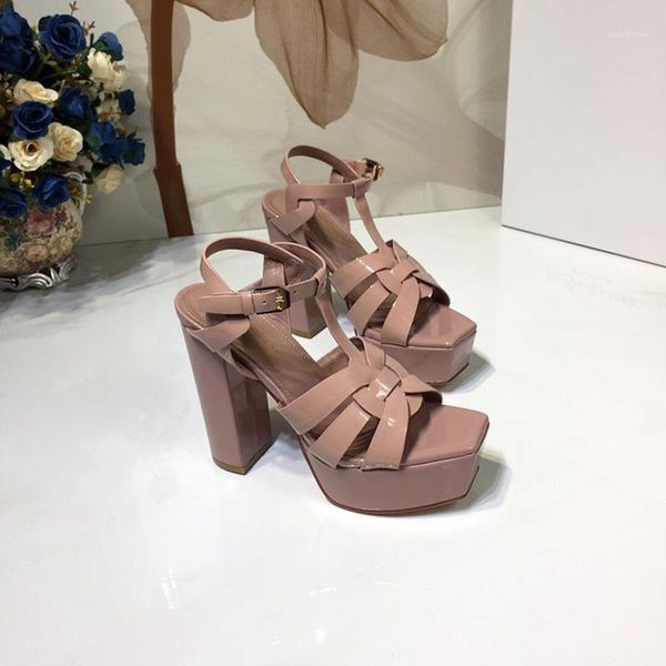 new leather sandals super high heel waterproof platform high heel rhinestone first layer cowhide hate strap women's shoes l1, Black
new leather sandals super high heel waterproof platform high heel rhinestone first layer cowhide hate strap women's shoes l1, Black