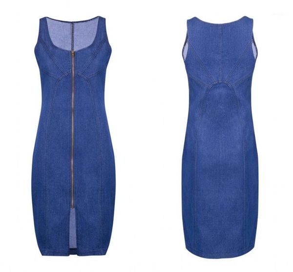 new arriva women summer sleeveless denim dress slim zipper fashion casual office lady jeans clothing1, Black;gray
new arriva women summer sleeveless denim dress slim zipper fashion casual office lady jeans clothing1, Black;gray